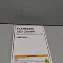 Homemory 12 Pcs Plastic Flameless Taper Candles with Remote Timer Dimmer, Ivory Led Candlesticks with Flickering Flame Light, Lifelike Taper Candles Battery Operated for Indoor Decoration 9.6 Inches