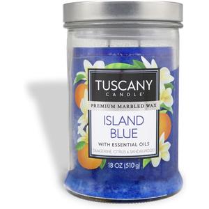 Tuscany Candle Island Blue: Citrus Scented Candle, 18 oz