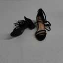 Allegra K Women's Open Toe Color Block Heel Lace Up Sandals (9)