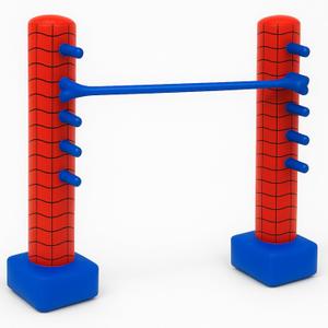 Spider Party Decorations Hero Spider Limbo Game 59 Inch Inflatable Limbo Stick Games Blue and Red Birthday Party Decorations for Indoor Outdoor Yard Lawn Pool Game Hero Theme Favors