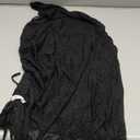 Sheer Swimsuit Coverup for Women- Mesh Sexy One Shoulder Bathing Suit See Through Beach Swimwear Cover Ups Dress (XX-Large, Black)