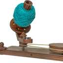 Wooden Yarn Cake Winder - Elegant Handmade Yarn Winder for Crocheting, Yarn Winder Large Capacity, Yarn Spinner for Crocheting (R-Winder)