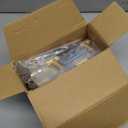 24 Pack 3 Inch 76 mm Bar Cabinet Pulls Gold and Black Knurled Handles for Brushed Gold Drawer Pulls Cupboard Aluminum Handles