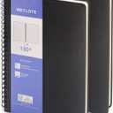 Soft Cover Journal Notebooks 2 Pack A5 Notebook College Ruled Lined Writing Journal 5"x8.25" 96 Pages for Writing Work Travel School Business Journaling Notebooks A5 Journal for Women and Men(Black)