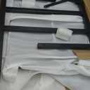 2 Step RV Steps with Handrail, Heavy Duty Portable Stairs for Travel Trailer & Camper | Hot Tub Steps, Outdoor Stairs with Non-Slip Treads & Anti-Skid Tapes, Black Powder Coated Steel