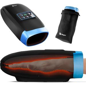 LifePro Legra Hand Massager with Heat and Compression - Finger, Wrist, and Palm Massager with 5 Modes - Pressure Point Therapy for Sensitive Hands, Relaxation, and Comfort