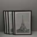 upsimples 13x19 Picture Frame Set of 5, Display Pictures 11x17 with Mat or 13 x 19 Without, Wall Gallery Poster Frames, Black