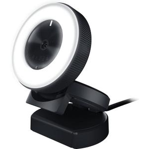 Razer Kiyo 1080p 30 FPS/720 p 60 FPS Streaming Webcam with Adjustable Brightness Ring Light, Built-in Microphone and Advanced Autofocus