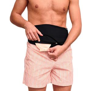 SIIL Ostomy Belt for Men & Women | FSA & FHA Approved | Premium Ostomy Bag Covers | Sports & Swimming | Colostomy Belts, Illeostomy Covers | Ostomy Wrap (Improved Zipper & Velcros) Made in EU (Large)