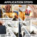 White Touch Up Paint Rust White Paints High Heat Resistant, Multi Surface Acrylic Enamel Touch Up Paint Pen Scratch Repair for Rust Metal,Walls,Cabinets,Appliances,Wood,Door,Furniture,Enamel, 30ml