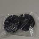 Velour Ear Pads 100 mm Universal Replacement Ear Pads Cushions Suitable Many Large Headphones Round Memory Foam Earpads Compatible with Beyerdynamic, Sennheiser, AKG, ATH, Sony & More - Black, 100mm