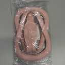 Figure 8 Resistance Bands for Women & Men  15LB Silicone Pull Rope for Shoulder, Back & Arm Workout  Non-Slip Handles, Home Gym, Yoga & Physical Therapy  Toning, Posture Correction (Pink)