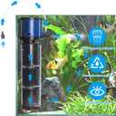 TARARIUM Aquarium Filter Powerful 260GPH for 35-75 Gallon Fish Tank Small Pond Fountain, Wave-Maker Submersible Water Pump Turtle Tank Filter for Saltwater & Freshwater System