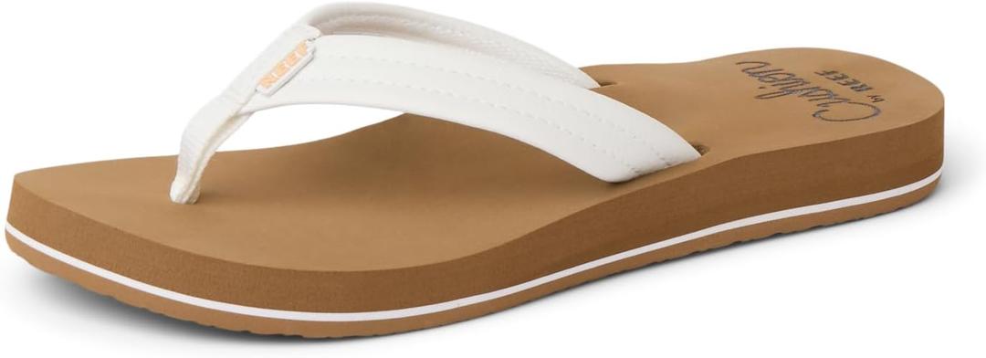 Reef Cushion Breeze Womens Flip Flop, Ultra Soft Cushion Footbed, Arch Support, Cloud, 8