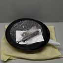 Todlabe Carbon Steel Wok, 13-Inch, Pre-Seasoned, Non-Stick, with Lid and Spatula, Flat Bottom, Ideal for Stovetop Cooking