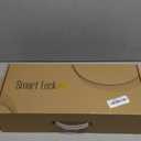 Sliding Glass Door Lock 2085 Ultra-Slim eLinkSmart Waterproof Keyless Mortise Smart Lock with Hook for Door Thickness 22~110mm (0.87"-4.33"), Aluminum Keypad Fingerprint Patio Door Tuya App