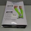 4 x YAGAXI Men's Baseball Soccer Softball Knee-High Socks - 2 Pairs Compression Multi-sport Tube Athletic Socks for Youth & Adult (Black, M)