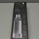 Premium Carbonating Bottle 1L Silver - Compatible with MySoda and any brands - Quick-Lock Reusable Bottles - Lid and Base Made of Stainless Steel - BPA Free