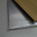 Henoyso 1 Pcs Metal Storage Clipboard Bulk Heavy Duty Aluminum Clip Board for Teacher Contractor Medical Construction Office School Classroom, 12.6x9.2x1 Inch, Fit Letter Size 8.5x11 Inch Paper
