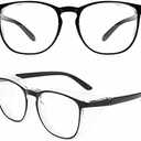 Alsenor Safety Glasses Anti Fog Goggles Protective Eyewear Blue Light Blocking Anti Dust UV Protection Glasses For Men Women (Black)