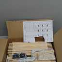 Stuffed Animal Storage Organizer, Large Wooden Zoo Toy Holder with Pockets, Plushie, Stuffy,Toy Storage for Kids Room, Playroom, Bedroom(Natural Large)