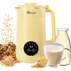 IAGREEA 35oz Nut Milk Maker Machine, 8in1 Soy Milk Maker for Homemade Milkshake/Almond/Oat/Rice, 10 Blades Automatic Electric Blender Machine With Delay Start/Boil Water/Self Clean, Easy to Use