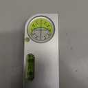 Solid aluminum alloy small level ruler tilt angle measurement portable mini adjustable horizontal bubble magnetic function universal bubble (120 * 50 * 20mm)