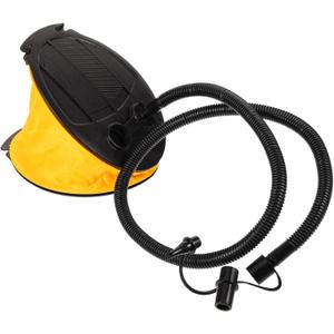 Portable Foot Pump for Inflatables Efficient Air Pump for Sports Balls Balloons Inflatable Boats and Pool Floats Easy Inflate Deflate with Multiple Nozzles and Flexible Hose