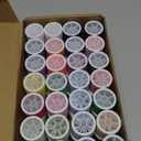 56 Spools Sewing Thread Kit for Hand Sewing and Machine Sewing Use, Colorful Polyester Thread Set 100 Yards Per Spool, 5600 Yards Total