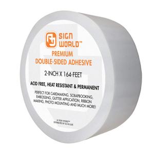 Best 2" Ultra-Thin Permanent Double-Sided Tape for Arts, Crafts, Photography, Scrapbooking, Tear-by-Hand, Paper Backing (2-Inch by 164-Feet/55 Yards)