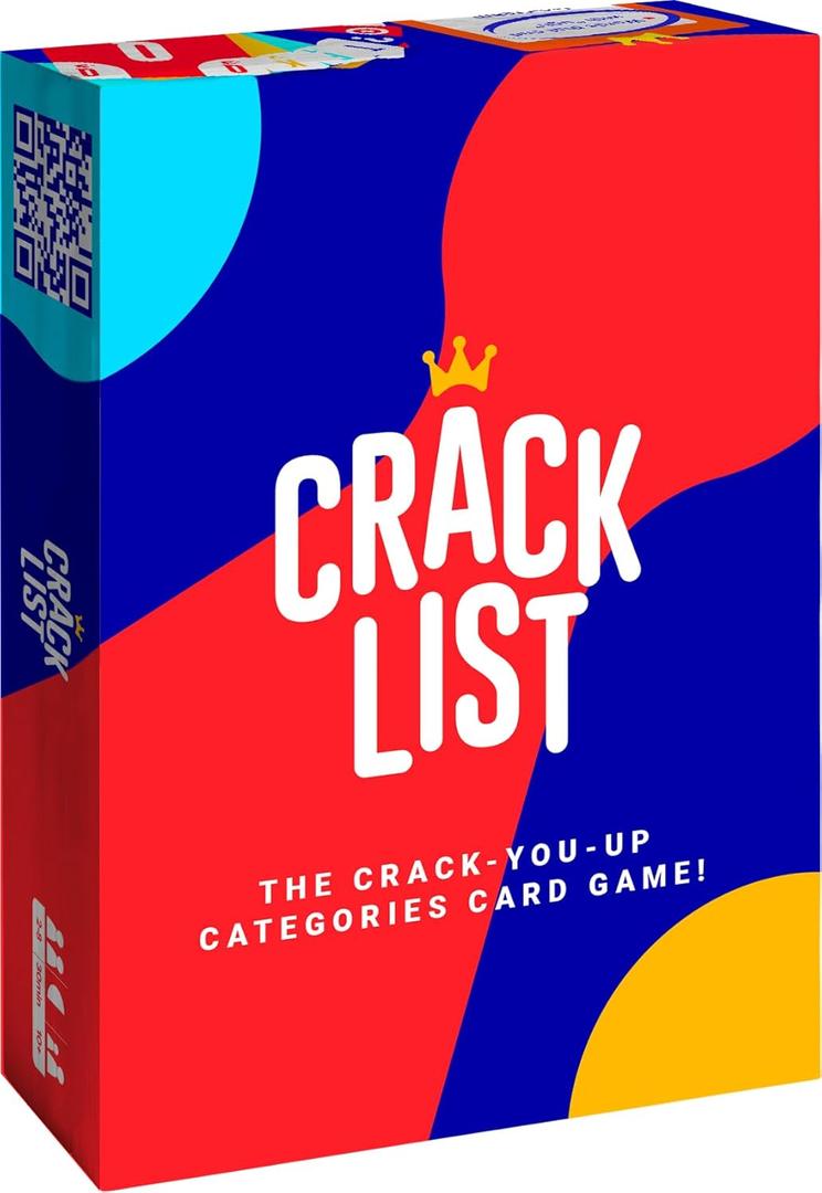 SAVANA Crack List - The Crack-You-Up Categories Card Game | 2+ Players | Quick and Hilarious Game for Kids, Teens and Adults | Family Board Games