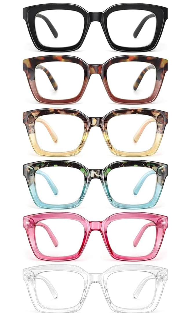 miyya Stylish Reading Glasses for Women, Cheaters Eyeglasses, Oversized Blue Light Readers, Fashion Eye Glasses, +3.5 miyya Stylish Reading Glasses for Women, Cheaters Eyeglasses, Oversized Blue Light Readers, Fashion Eye Glasses, +3.5