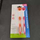 Tongue Brush, Tongue Scraper, Tongue Cleaner, Tongue Scraper Brush, Tongue Cleaner Brush, Tongue Brushes Helps Fight Bad Breath, 3 Tongue Scrapers, 3 Pack (Blue & Orange & Red)