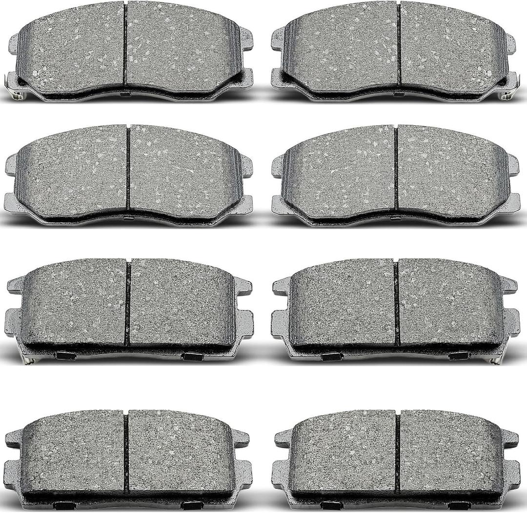 D1264 D1275 8pcs Front Rear Ceramic Brake Pads Sets Fit For 2012-2015 For Chevy Captiva Sport,2008-2010 For Saturn Vue,2007-2009 For Chevy Equinox/For Pontiac Torrent/For Suzuki XL-7