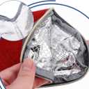 Kisangel Portable Baby Feeding Bottle Warmer Insulated Milk Transport Bag with Stroller Hook Travel Cooler Tote for Breast Milk and Formula Bottles 9.44X6.29X3.14 Inch