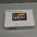 Portable Wireless with Apple CarPlay and Android Auto Screen for Car, 7" HD Touch Screen Car Stereo with Mirror Link, Bluetooth 5.2, Backup Camera, AUX,FM Transmitter for All Vehicle