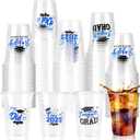 Graduation Cups, 16 oz Disposable Plastic Cup Class of 2025 Party Cups for Congrats Grad Graduation Party Supplies Tableware Decorations, 60 Pack (Blue)
