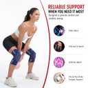 Patella Knee Sleeve with Side Stabilizers  Kneecap Support with Gel Pads  Compression Knee Brace for Men & Women (Brown, M)