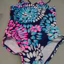 Kanu Surf Girls' Daisy Beach Sport One Piece Swimsuit (14 US)