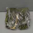 Vertintong 48 Inches Velvet Christmas Tree Skirt Olive Green with Gold Bow Fur Plush Tree Skirt Luxury Xmas Skirts for Merry Christmas Party Vintage Holiday Decorations