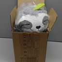 Mewaii 4 Lbs Weighted Stuffed Animals with Heating Pad- Heavy Belly & Limbs, 15" Sloth Heated Plush for a Realistic Hug, Super Soft Fluffy Plush Toy for Kids