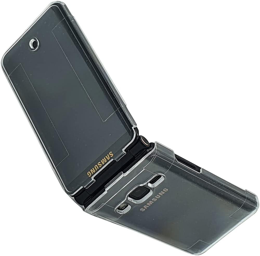 Shockproof Protection Hard Phone Case Protective Clear Cover for Samsung Galaxy Folder 2 SM-G160 / SM-G160N / SM-G1650W / SM-G165N / SM-G1650 (Transparent)