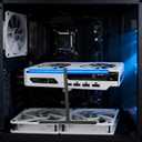 GPU Support Bracket, Aluminum Alloy Graphics Card Support Brackets Adjustable GPU Anti Sag Bracket GPU Stand Supporting for Video Card (Black)