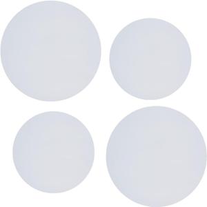 Electric Stove Burner Covers Range Top For Expanding Counter Space Stovetop Decor (White)