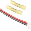 90980-10916, 82998-12380 Blower Motor Connector Wire Harness Pigtail Plug Kit Compatible with 2005-2016 Toyota Tacoma Blower Motor Connector Heat Shrinks