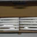 kakoya Flameless Floating Candles with Wand20 Pcs Magic LED Hanging Taper CandlesFlickering Battery Operated Taper Candle with Wand Remote for Halloween Decorations Best GiftWhite