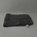 Deconovo Plush & Absorbent Bath Rug  Ultra Soft, Non-Slip, Quick-Dry, Machine Washable  Luxury Bathroom Mat for Comfort & Safety, Navy Blue-Stripe, 32x20 Inch