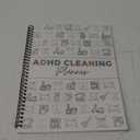 Cleaning Planner, Cleaning Schedule and Checklist Organizer, Daily Weekly Monthly Household Cleaning Planner, Chore Chart Notebook for Home, Family Cleaning Tasks, DIY Home Improvement, Editable Template (1 Pack, White)