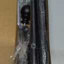 Zeerobee Curtain Rods for Windows 48 to 84, 1 Inch Adjustable Heavy Duty Black Curtain Rod, Outdoor Indoor Room Divider Modern Drapery Pole, 48-86"