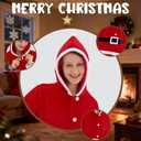 Unisex Adult Onesie Pajamas Animal One Piece Snug Fit Halloween Costume Sleepwear Homewear (Red, M)